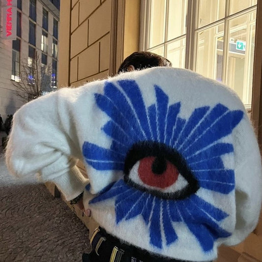 Third Eye Sees All Knitted Sweater