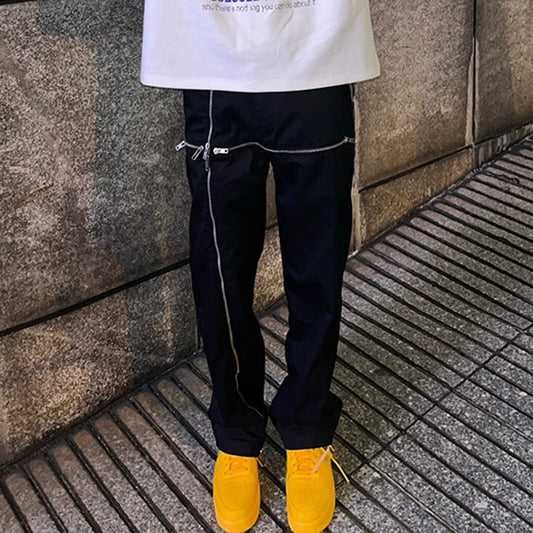 Cross Zip Retro Pants