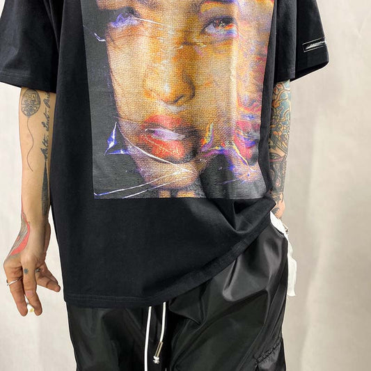 2 Face tee - SHIRO KAGE