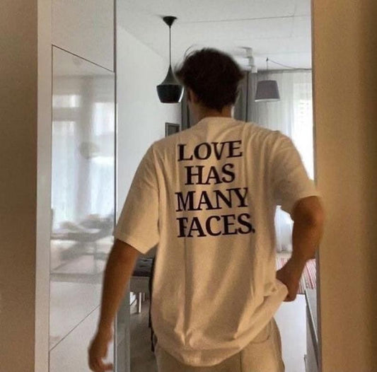Love Has Many Faces T shirt - SHIRO KAGE
